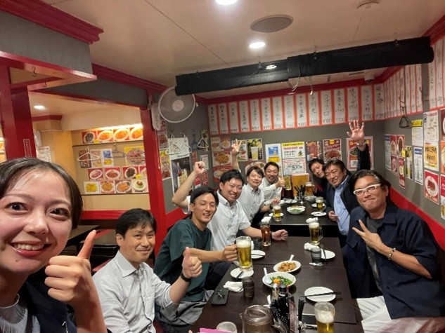 大豊工業様撮影お疲れ様会の様子