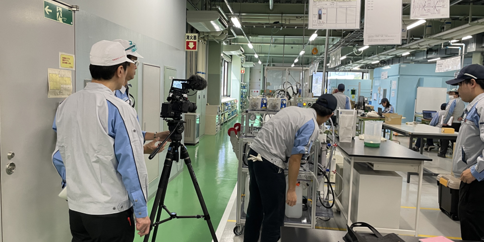 大豊工業株式会社　撮影裏側